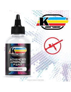 Color acrílico blanco puro para aerógrafo opaco 50ml