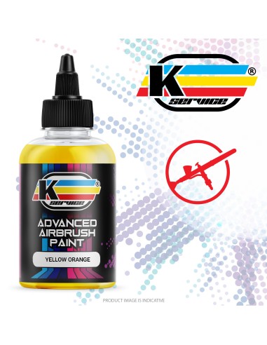 Colore Giallo Arancio Acrilico Per Aerografo Opaco 50ml
