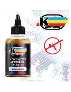 Colore Marrone Giallo Acrilico Per Aerografo Opaco 50ml