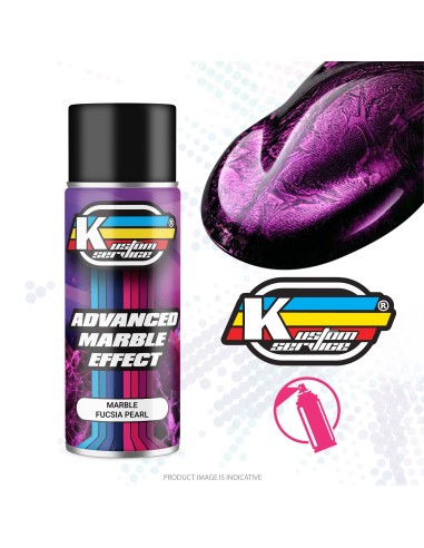 Vernice Custom Marmorizzata Spray Fuxia Perlato - 400ml