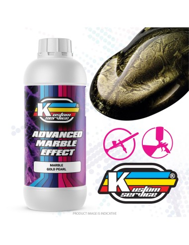 Custom Marmorisierte Farbe Perlatgold