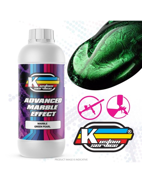 Custom Marmorierte Farbe Perlgrün