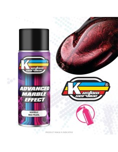 Vernice Custom Marmorizzata Spray Rosso Perlato - 400ml