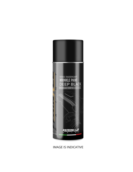 Peinture Vermiculée en Spray Noir Profond Harley Davidson Haute Température Moteur - 400ml