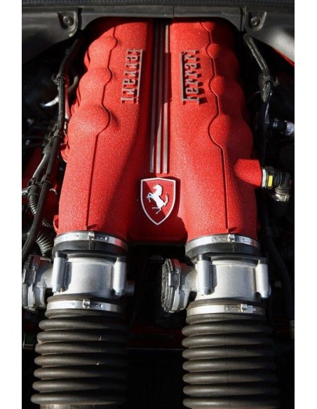 Ferrari-Rot Hochtemperatur-Wrinkle-Spraylack für Motoren - 400ml