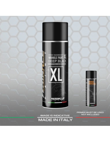 Original Ferrari Schwarz XL Wrinkle-Lack Spray Hohe Temperatur - 400ml