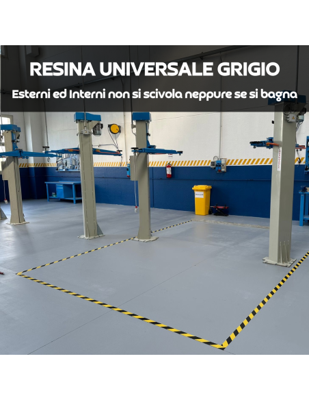 Resina Pavimenti Grigio Cemento Opaco Ral 7040 Garage Officine Appartamenti Terrazze Piscine Docce
