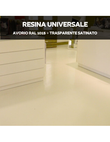 Resina Pavimenti Avorio Opaco Similare Ral 1015...