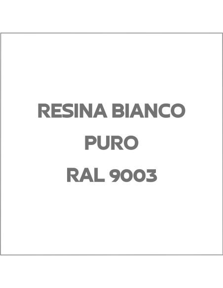 Resina Epossidica Auto Livellante Bianco Puro ral 9003 per pavimenti piscine box auto, cemento, asfalto, capannoni, officine