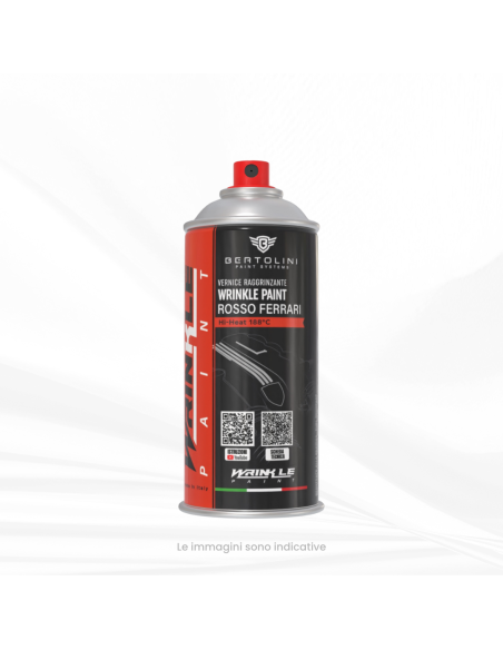 Vernice Raggrinzante Spray Rosso Maserati XL Alta Temperatura Motore - 400ml