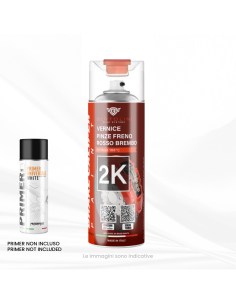 Rosso lucido Spray 2K - Vernice Spray Pinze E Motore Alta...