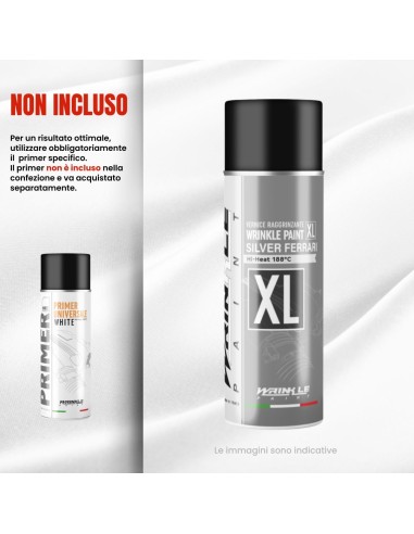 Pintura Vermiculado spray plata gris Ferrari XL...