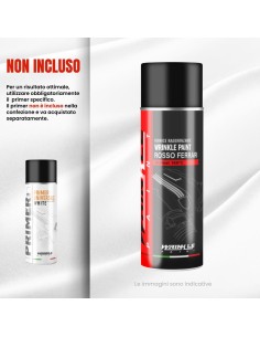 Vernice Raggrinzante Spray Rosso Ferrari Alta Temperatura...