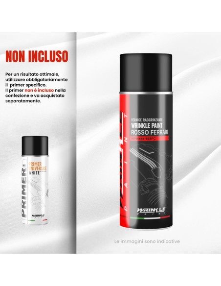 Ferrari-Rot Hochtemperatur-Wrinkle-Spraylack für Motoren - 400ml