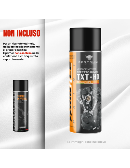 PEINTURE MOTEUR HAUTE TEMPÉRATURE MAT NOIR TEXTURÉ - Spray 400ml
