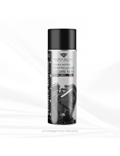 NERO LUCIDO 1K Spray Vernice Motore Spray Alta...