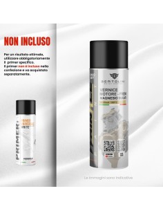 Engine Spray Paint Magnesium Ducati 1K High Heat - 400ML 2