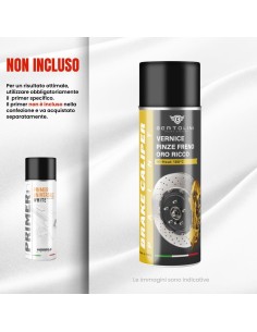 VERNICE SPRAY PINZE FRENO ORO METALLIZZATO 1K 2