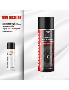 Vernice Spray Pinze Freno Alta Temperatura Rosso Ferrari... 2
