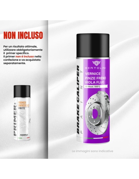 Spray Paint Freno Pinzas De Alta Temperatura Fluorescente Púrpura 1K - 400ml