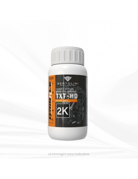 Mattschwarz Texturiert 2K Hochtemperatur-Motorlack Falteneffekt - 250GR