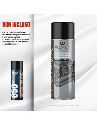 Vernice Spray Alta Temperatura Ceramica Grigio...