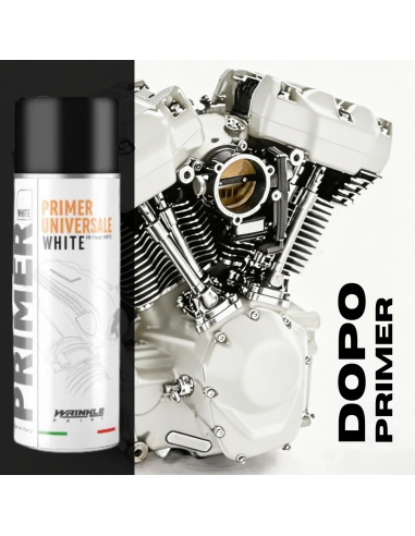WHITE PRIMER Spray for Engine and Brake...